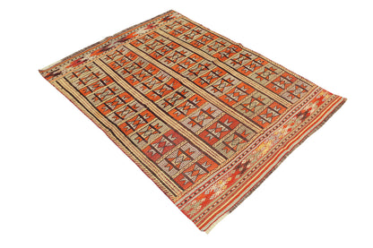 1960s Fethiye Vintage Kilim - Dervish Rugs