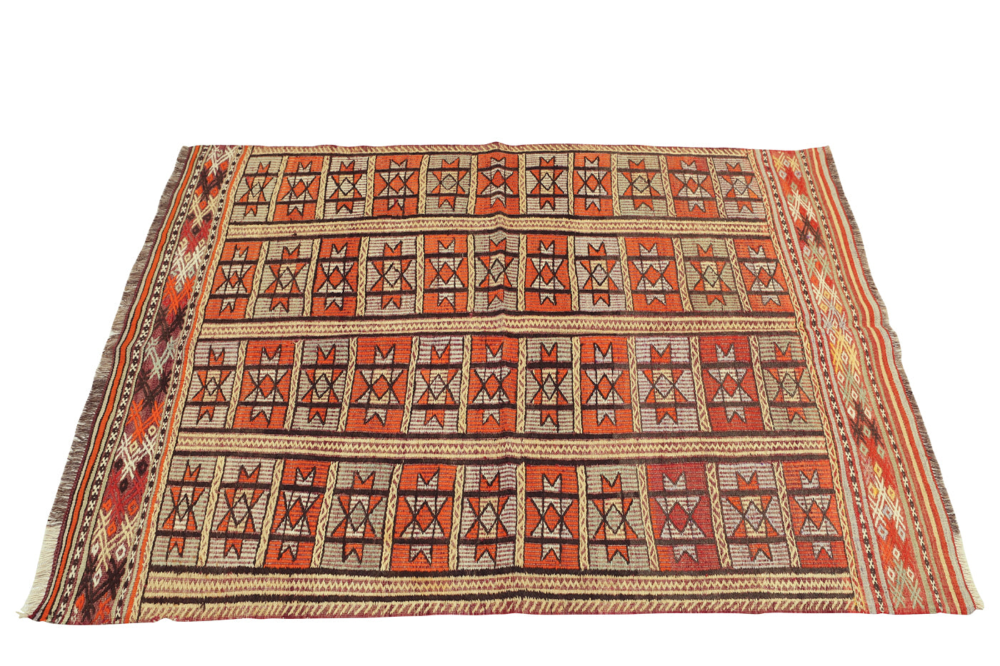 1960s Fethiye Vintage Kilim - Dervish Rugs