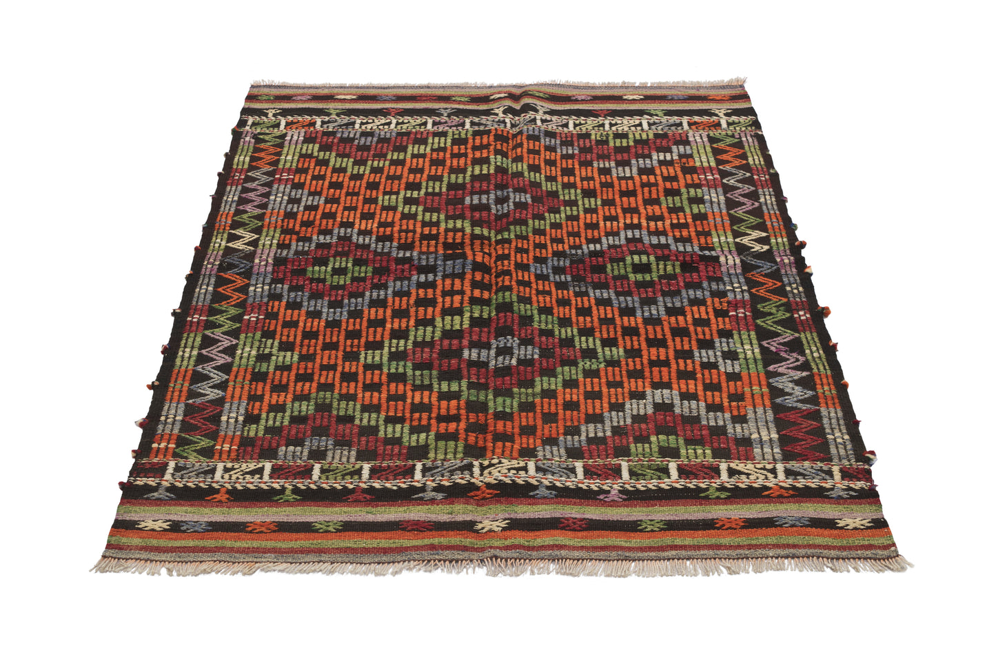 1980s Tripolis Vintage Turkish Rug | 100x150 cm - Dervish Rugs