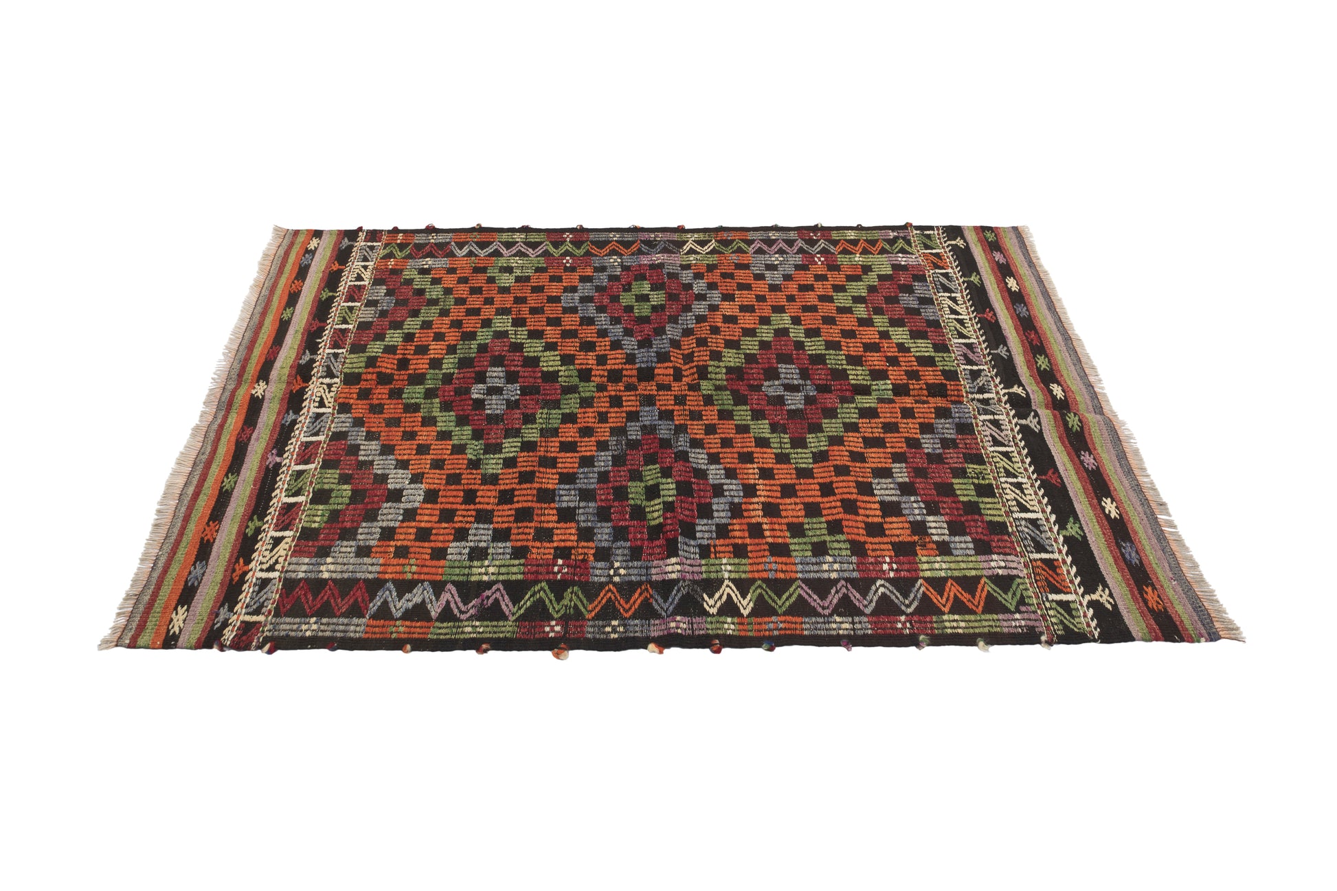 1980s Tripolis Vintage Turkish Rug | 100x150 cm - Dervish Rugs