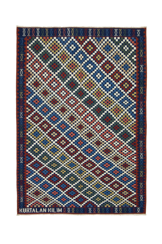 2000s Dara Vintage Turkish Rug | 160x230 cm - Dervish Rugs