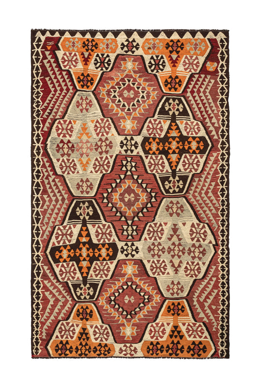 1960s Maut Vintage Kilim | 170x275 cm - Dervish Rugs