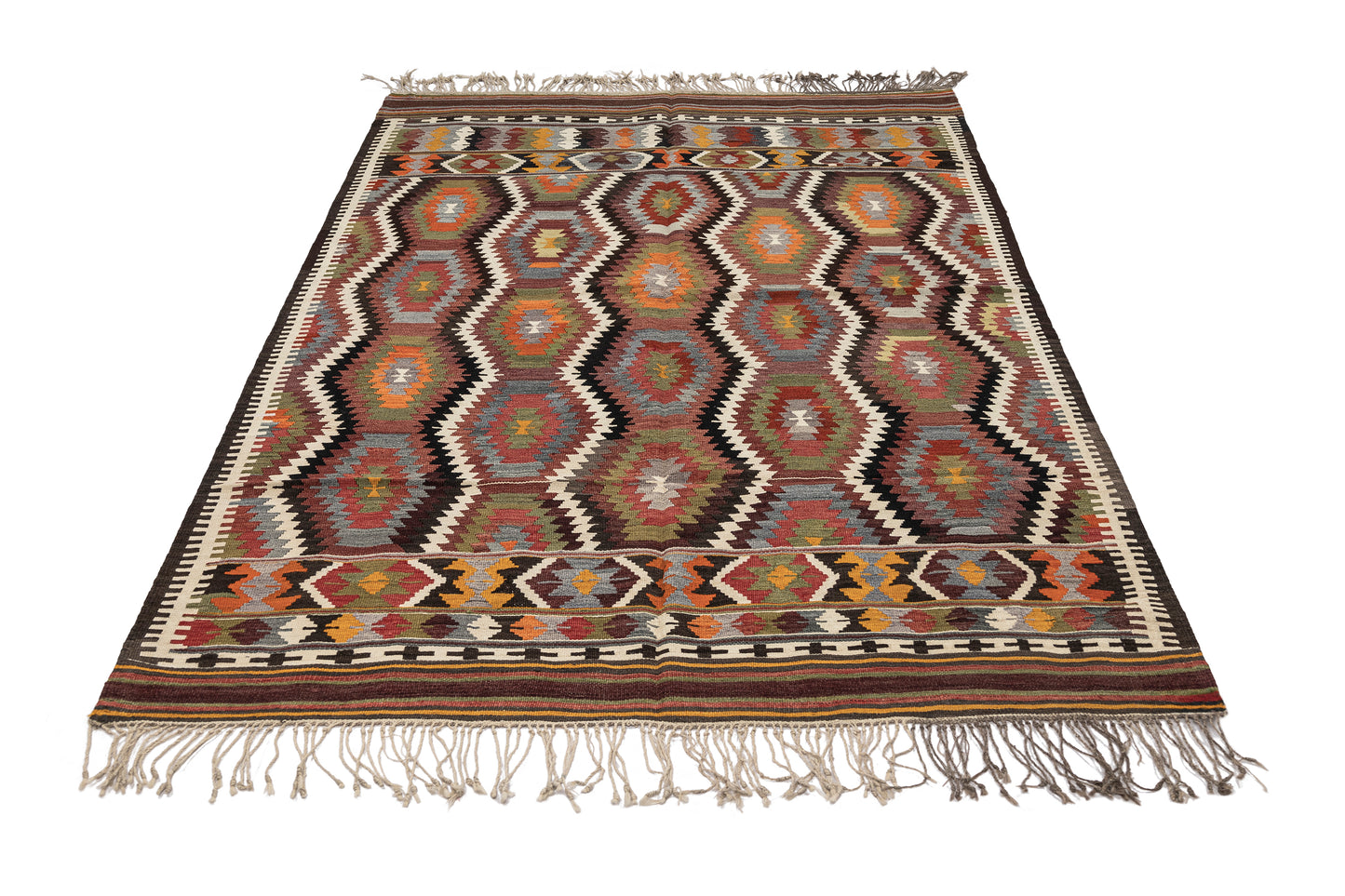 1960s Syedra Vintage Turkish Rug | 150x245 cm - Dervish Rugs