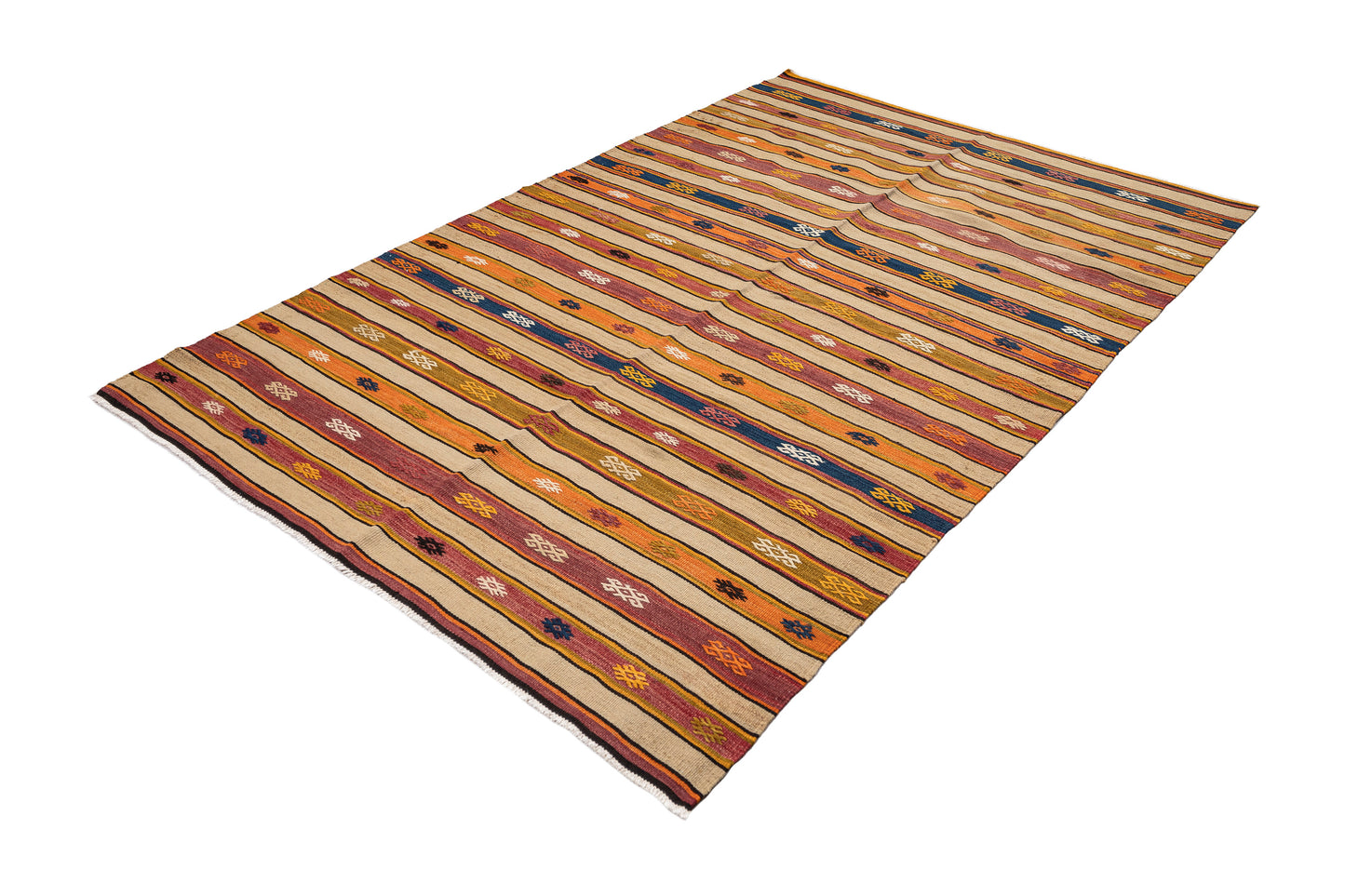 1960s Harpagos Handmade Vintage Rug | 160x240 cm - Dervish Rugs