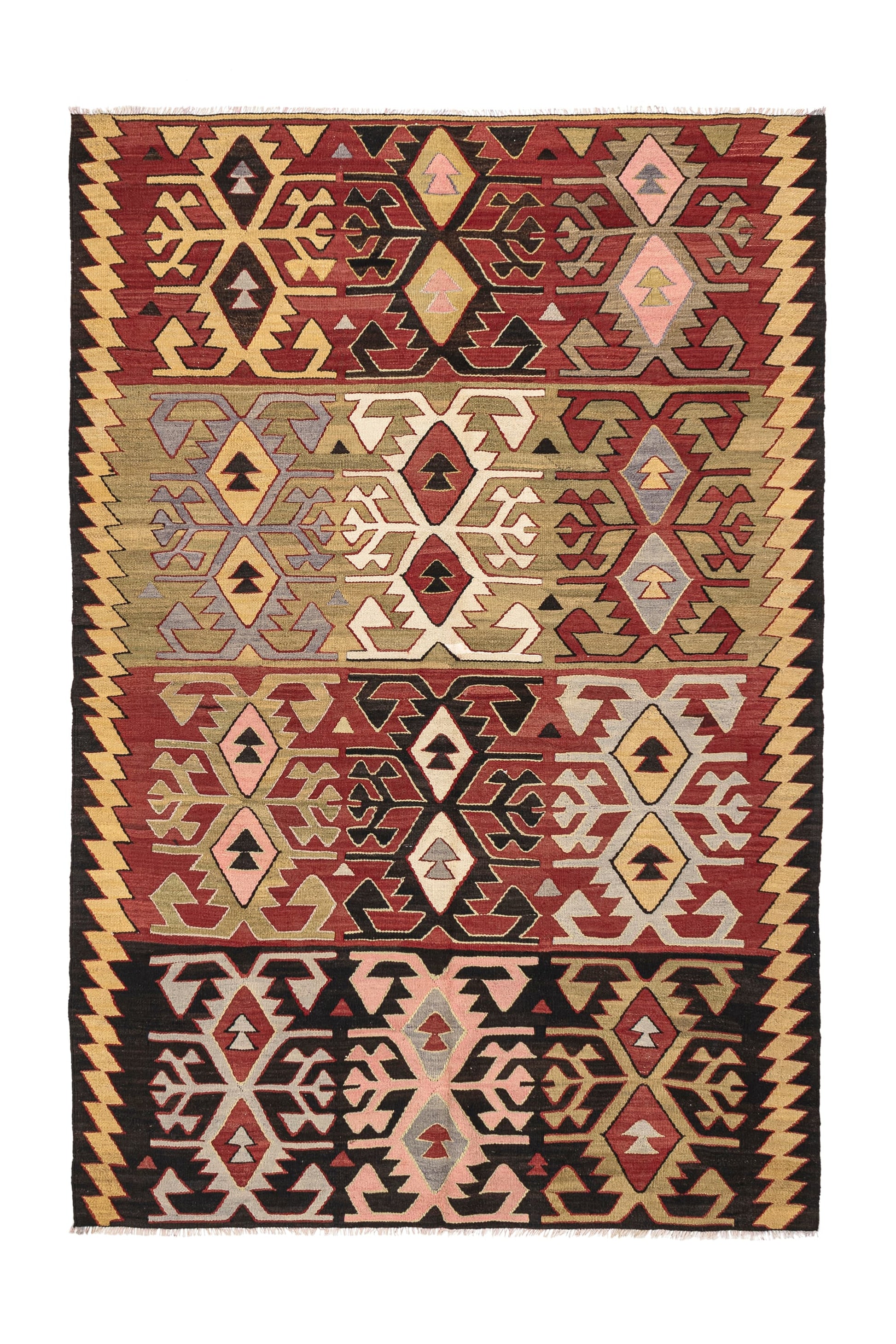 1960s Sivrihisar Exclusive Kilim | 175x250 cm - Dervish Rugs