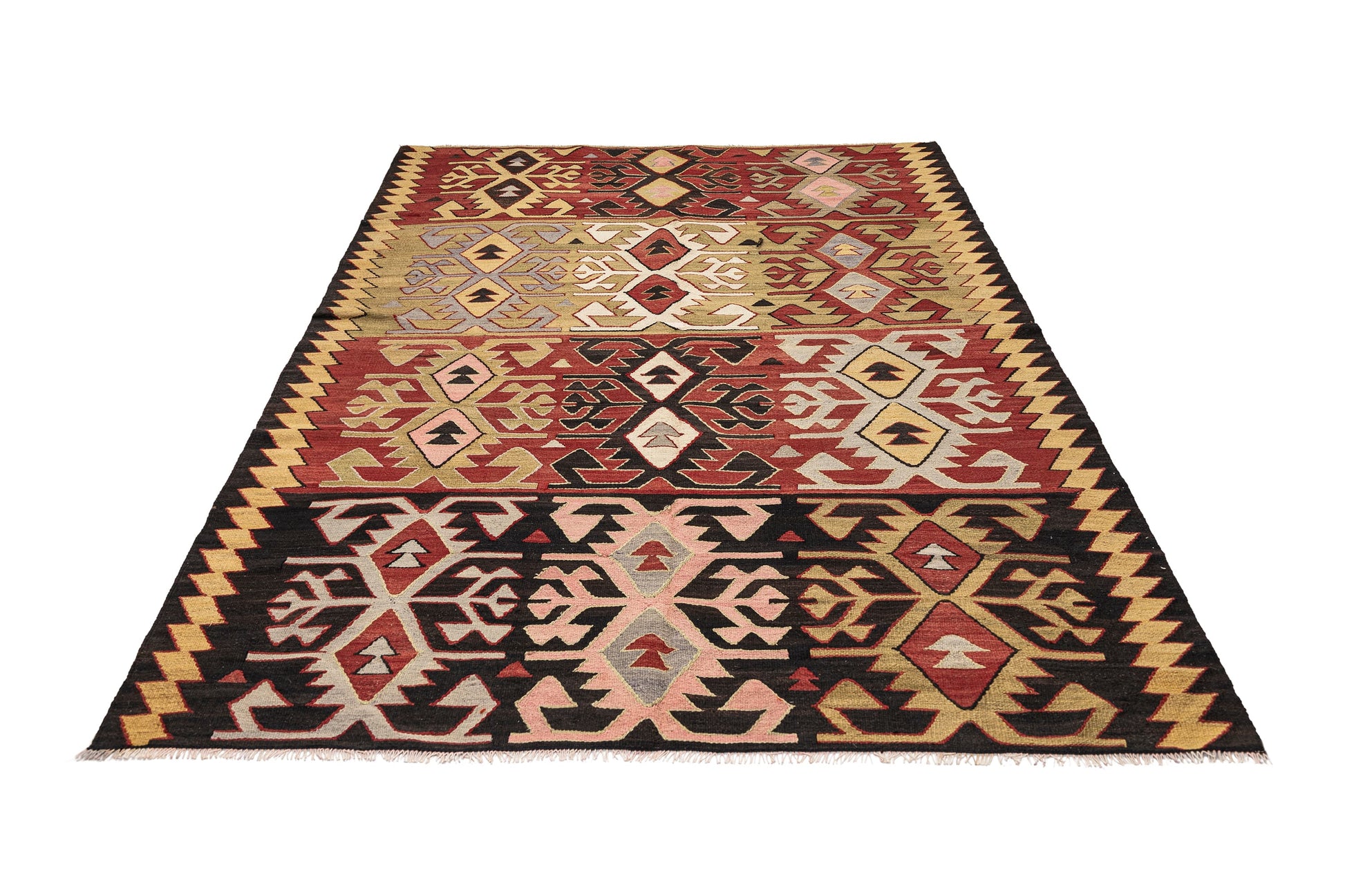 1960s Sivrihisar Exclusive Kilim | 175x250 cm - Dervish Rugs