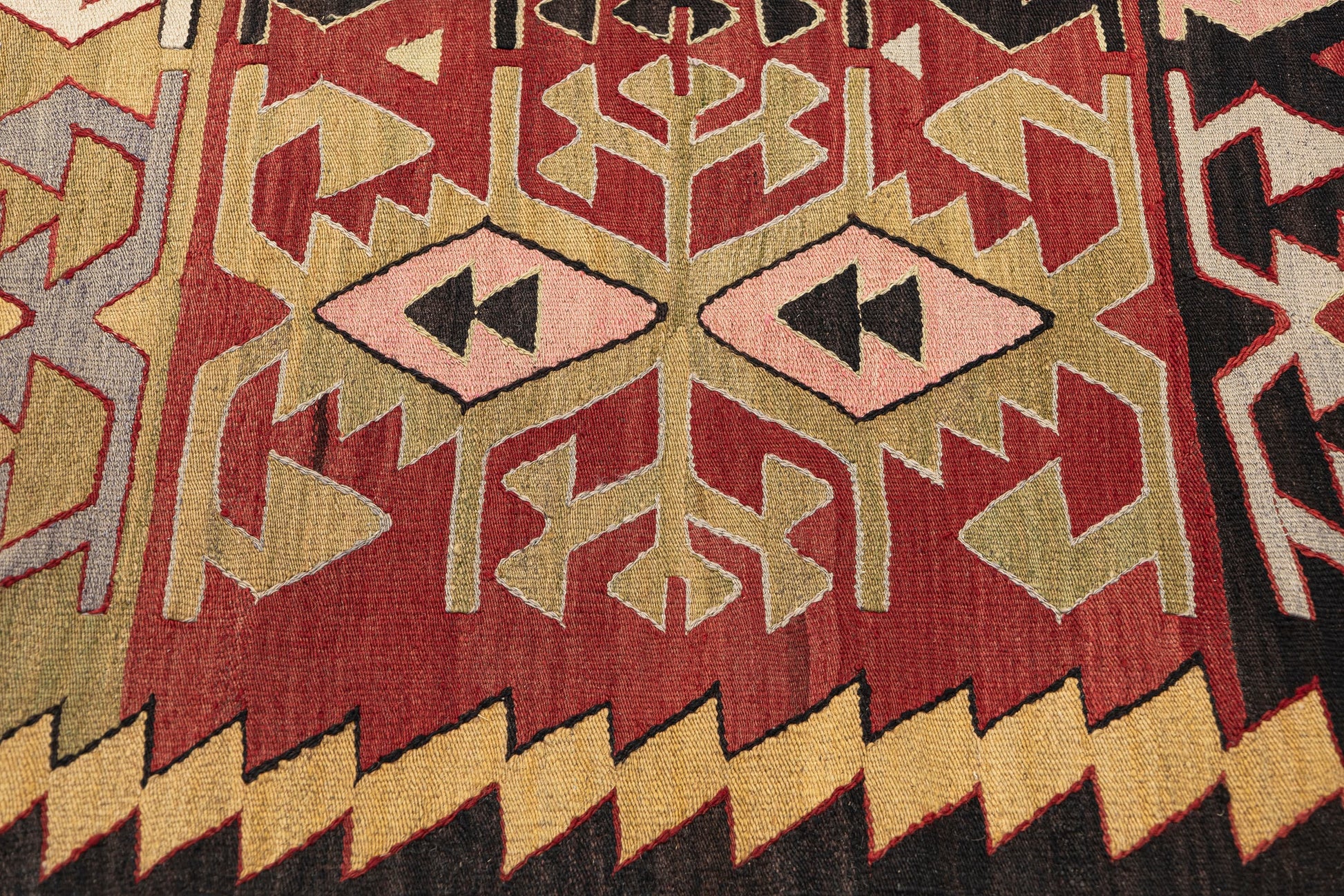 1960s Sivrihisar Exclusive Kilim | 175x250 cm - Dervish Rugs