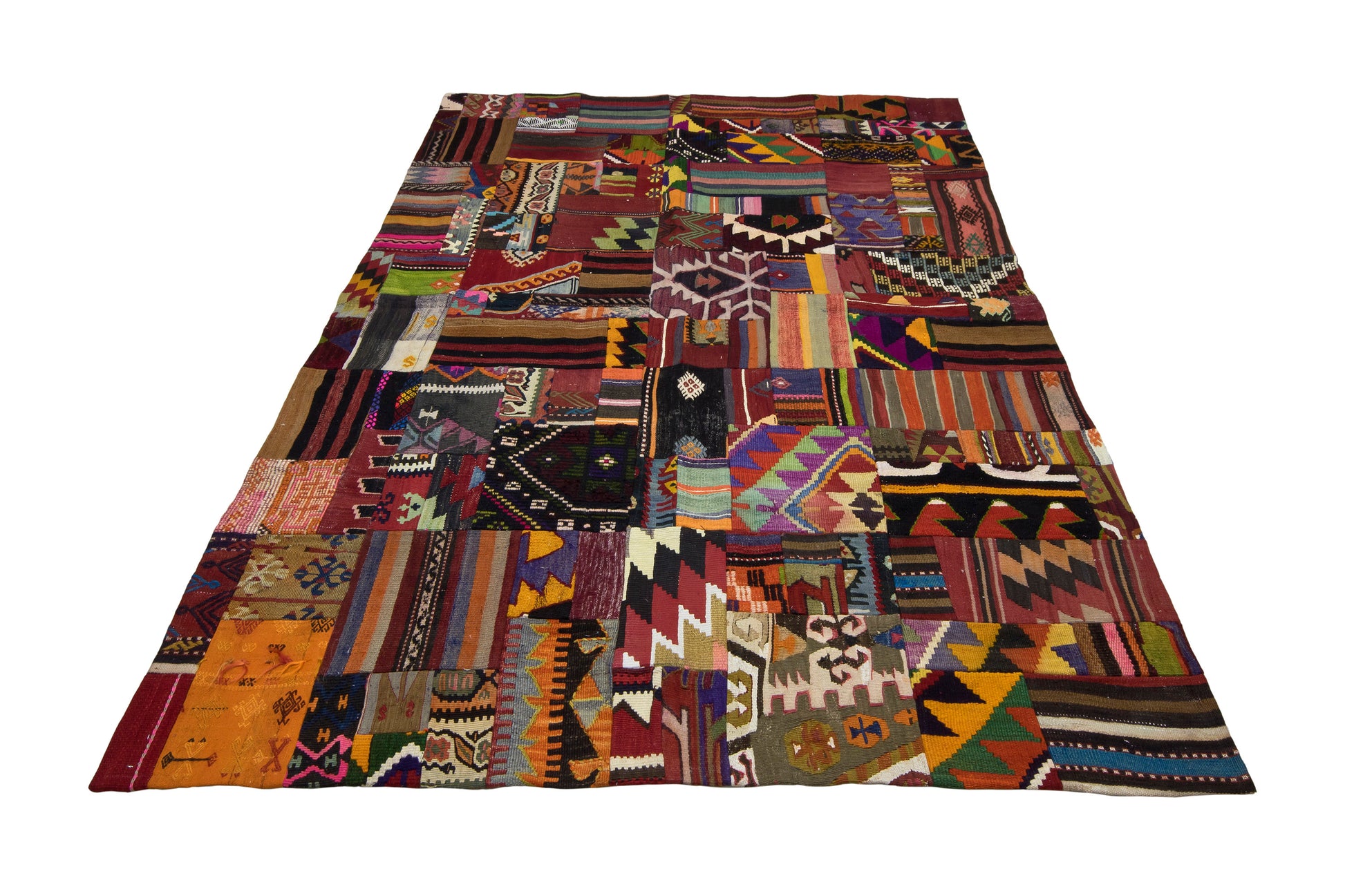 Artisan Handmade Patchwork Rug | 160x230 cm - Dervish Rugs