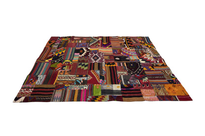 Artisan Handmade Patchwork Rug | 160x230 cm - Dervish Rugs