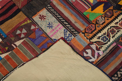 Artisan Handmade Patchwork Rug | 140x180 cm - Dervish Rugs