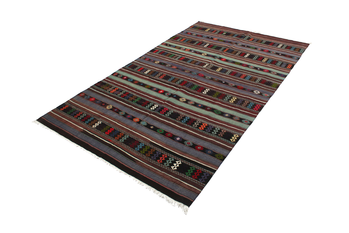 1980s Hadrian Vintage Turkish Rug | 150x245 cm - Dervish Rugs