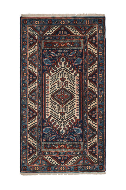 1970s Bigadic Vintage Turkish Rug | 100x195 cm - Dervish Rugs