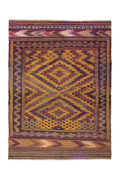 1960s Makri Handmade Vintage Rug | 120x160 cm - Dervish Rugs