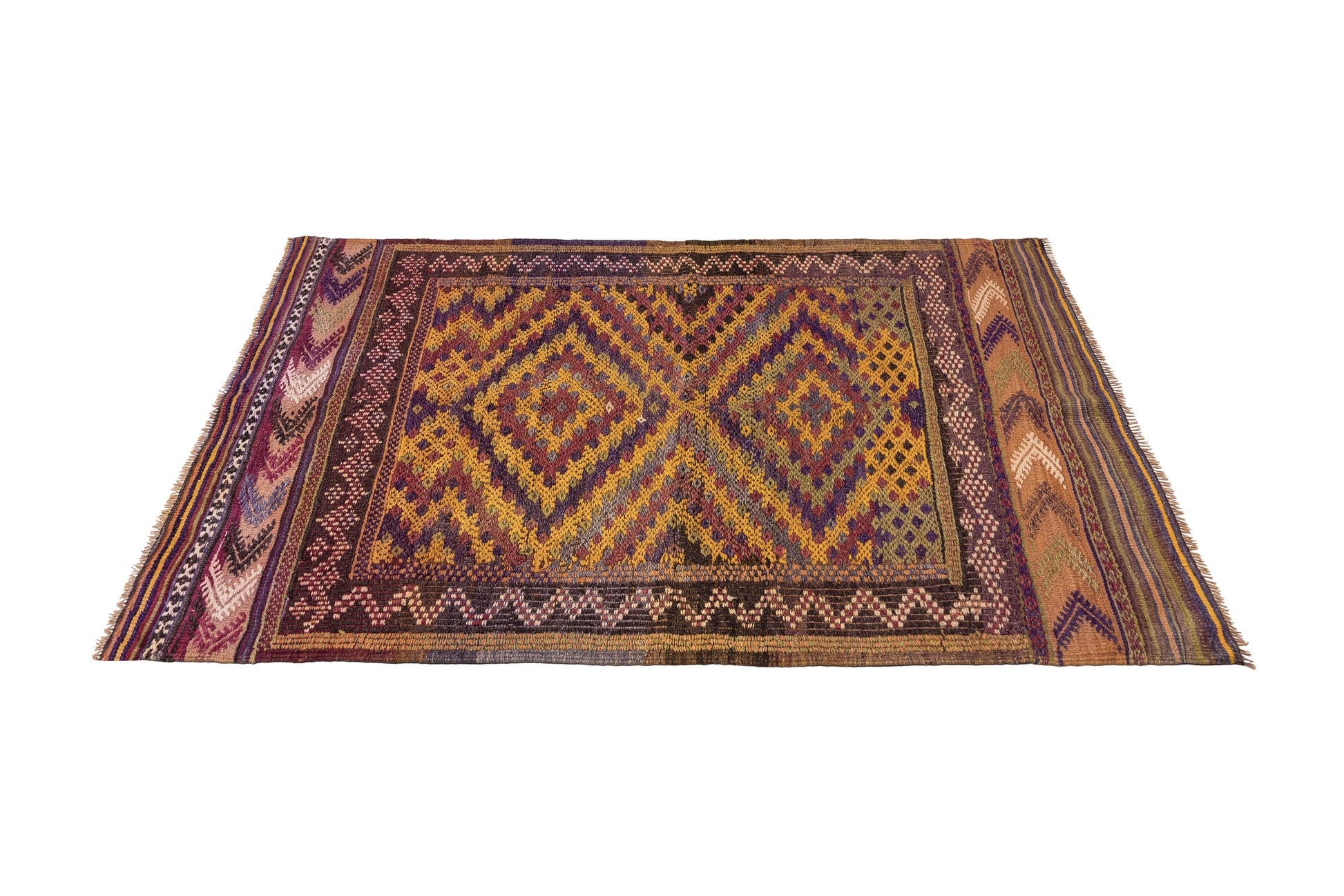 1960s Makri Handmade Vintage Rug | 120x160 cm - Dervish Rugs