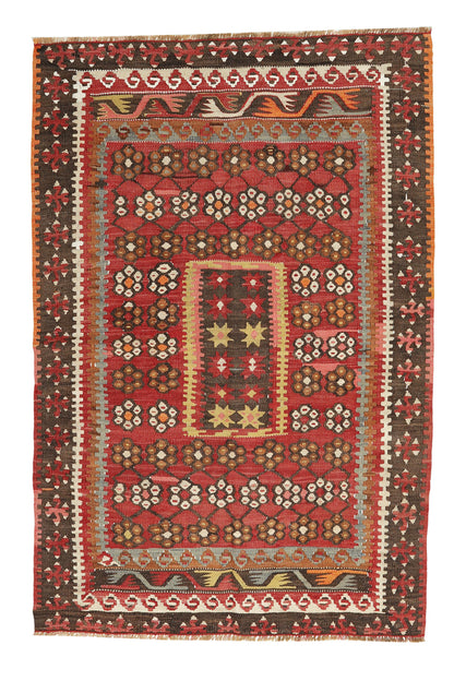 1960s Caesarea Vintage Turkish Rug | 100x140 cm - Dervish Rugs