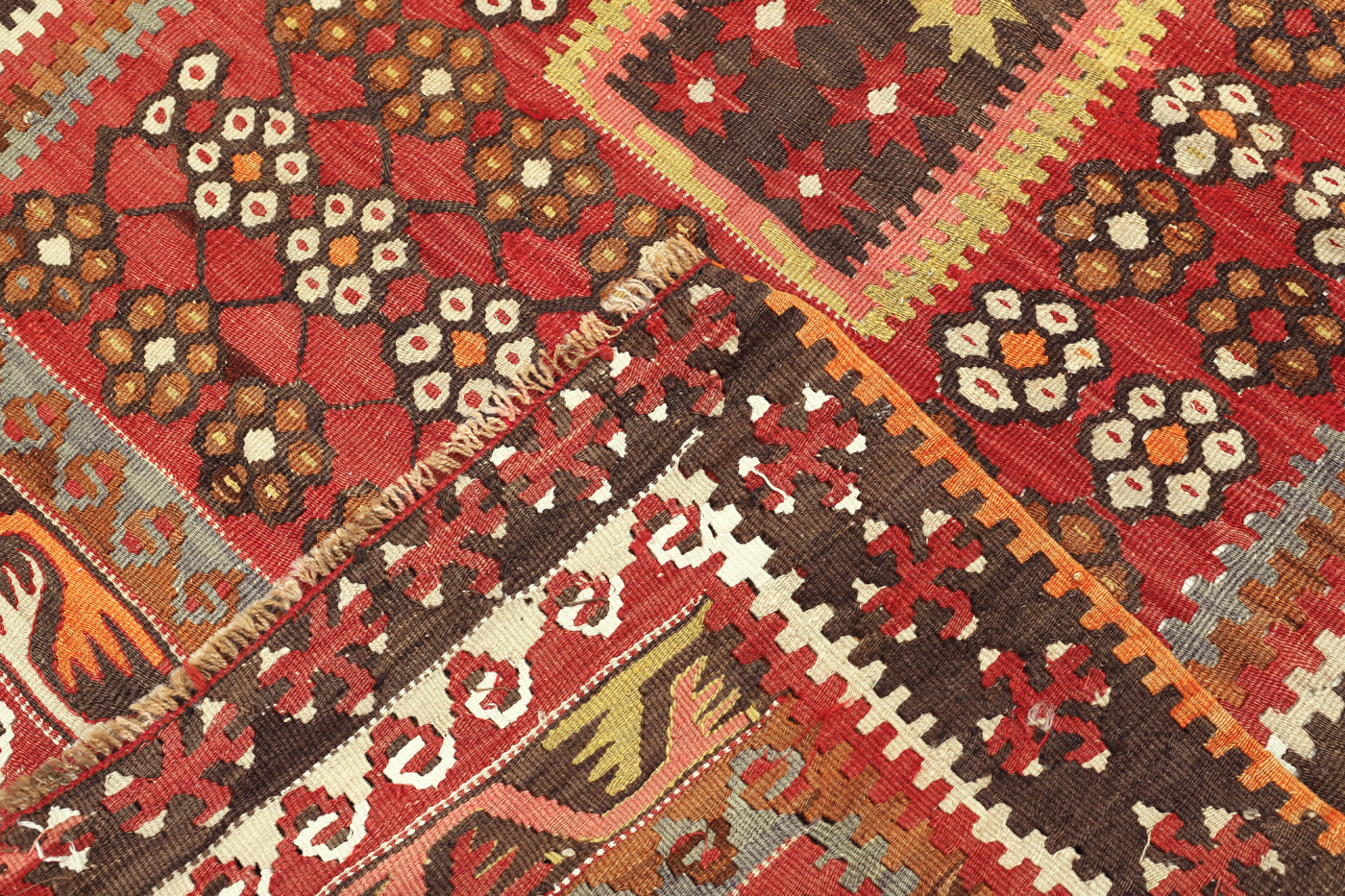 1960s Caesarea Vintage Turkish Rug | 100x140 cm - Dervish Rugs