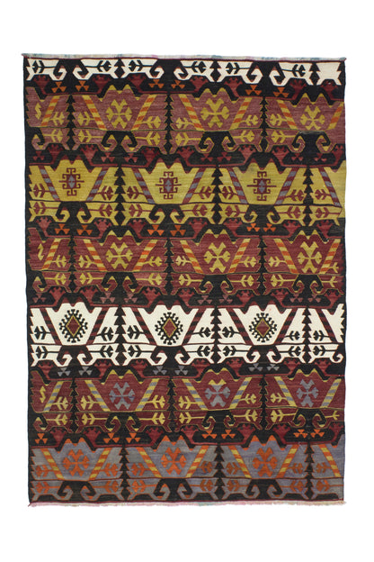 1970s Aizanoi Vintage Turkish Rug | 125x180 cm - Dervish Rugs