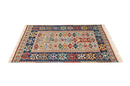 1980s Kilistra Vintage Kilim | 100x150 cm - Dervish Rugs