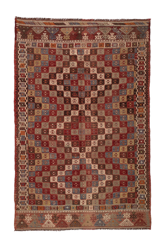 1950s Lycian Vintage Turkish Rug | 150x235 cm - Dervish Rugs