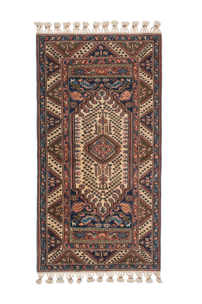 1970s Assos Vintage Turkish Rug | 100x190 cm - Dervish Rugs