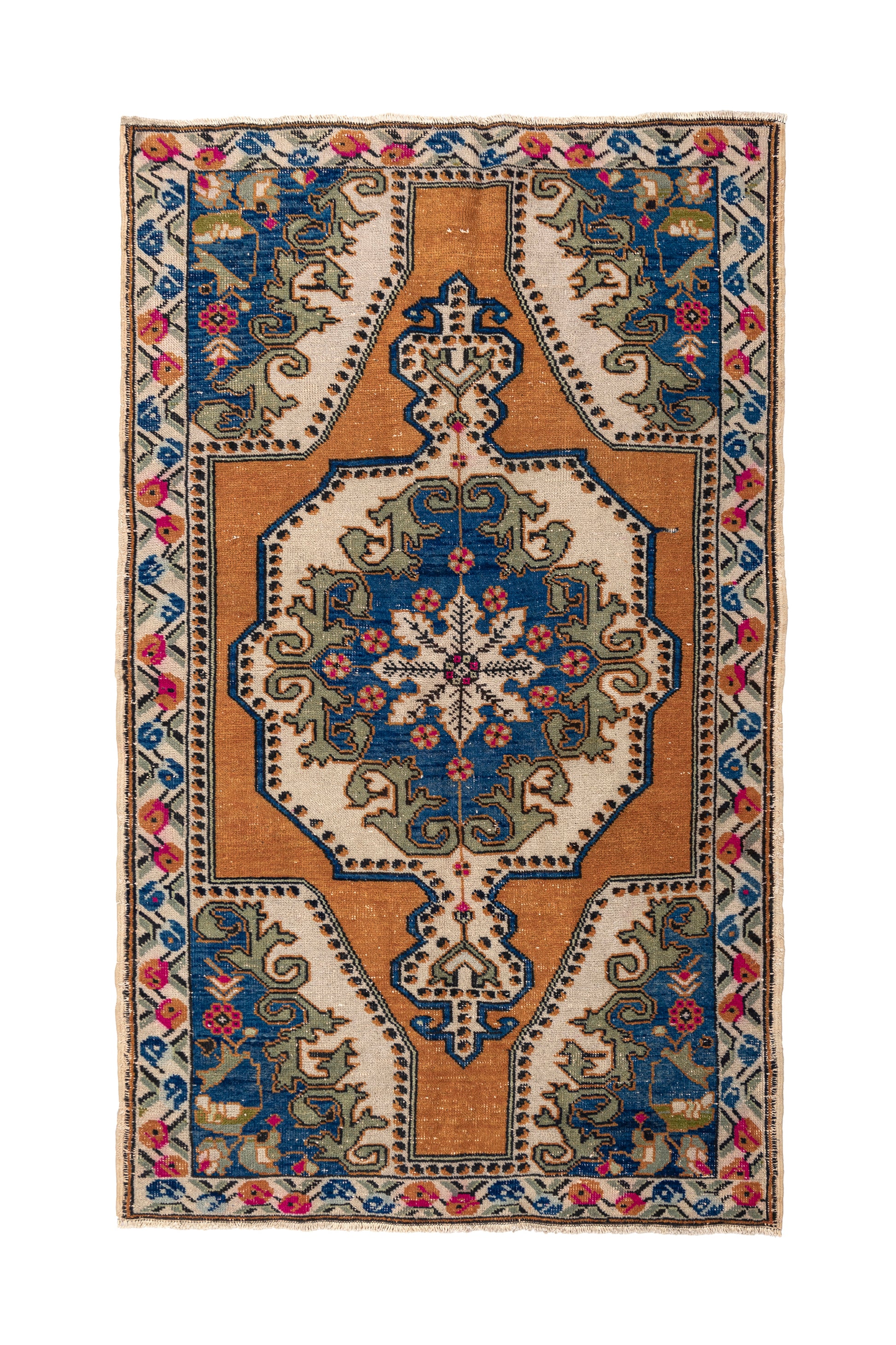 1960s Cappadocia Vintage Turkish Rug | 130x220 cm - Dervish Rugs