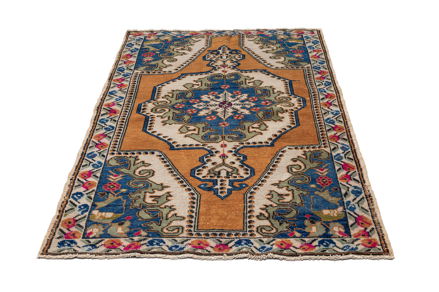 1960s Cappadocia Vintage Turkish Rug | 130x220 cm - Dervish Rugs