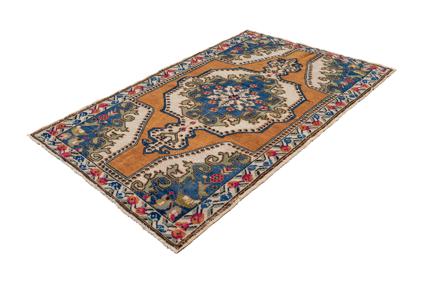 1960s Cappadocia Vintage Turkish Rug | 130x220 cm - Dervish Rugs