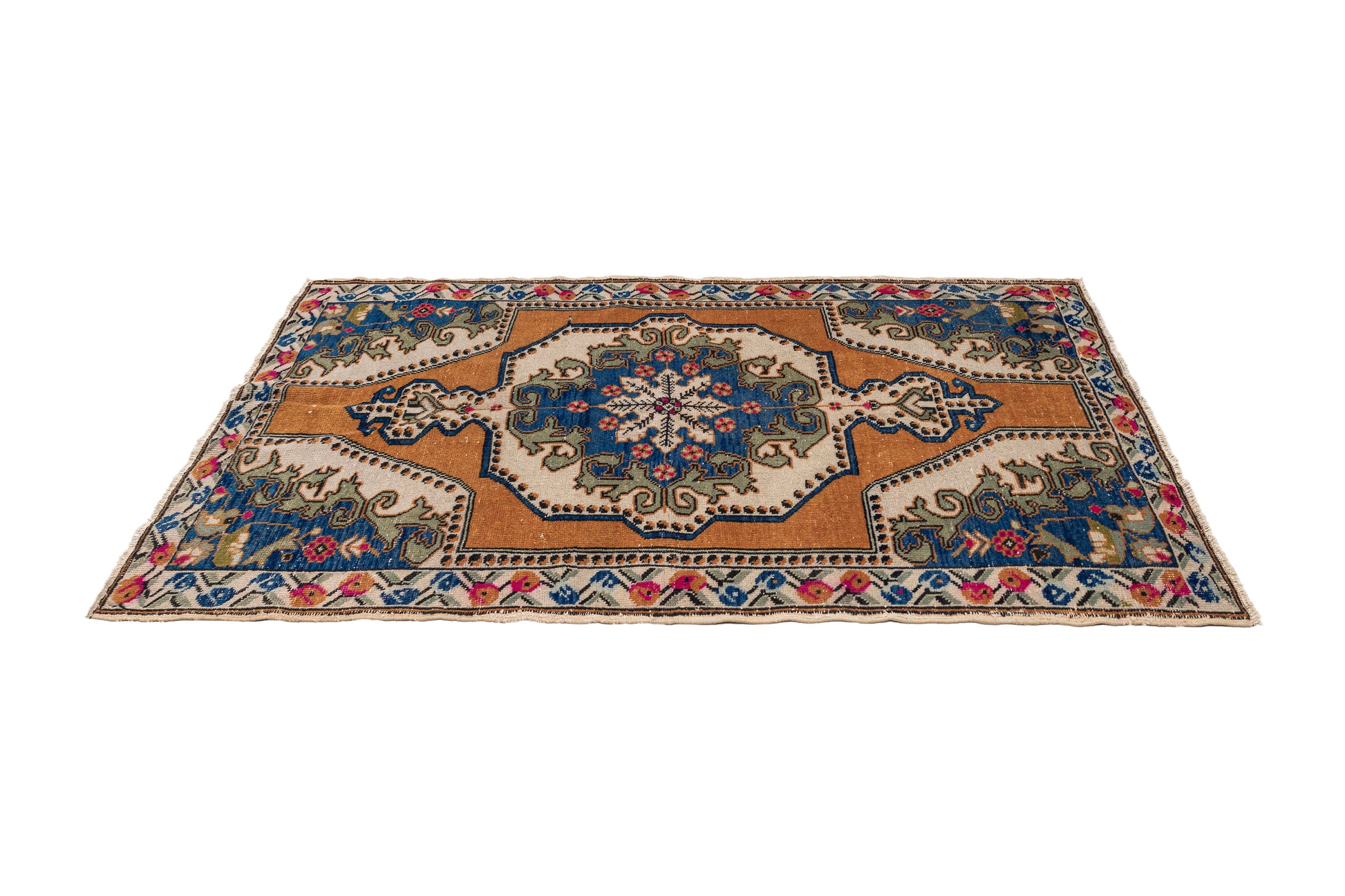 1960s Cappadocia Vintage Turkish Rug | 130x220 cm - Dervish Rugs