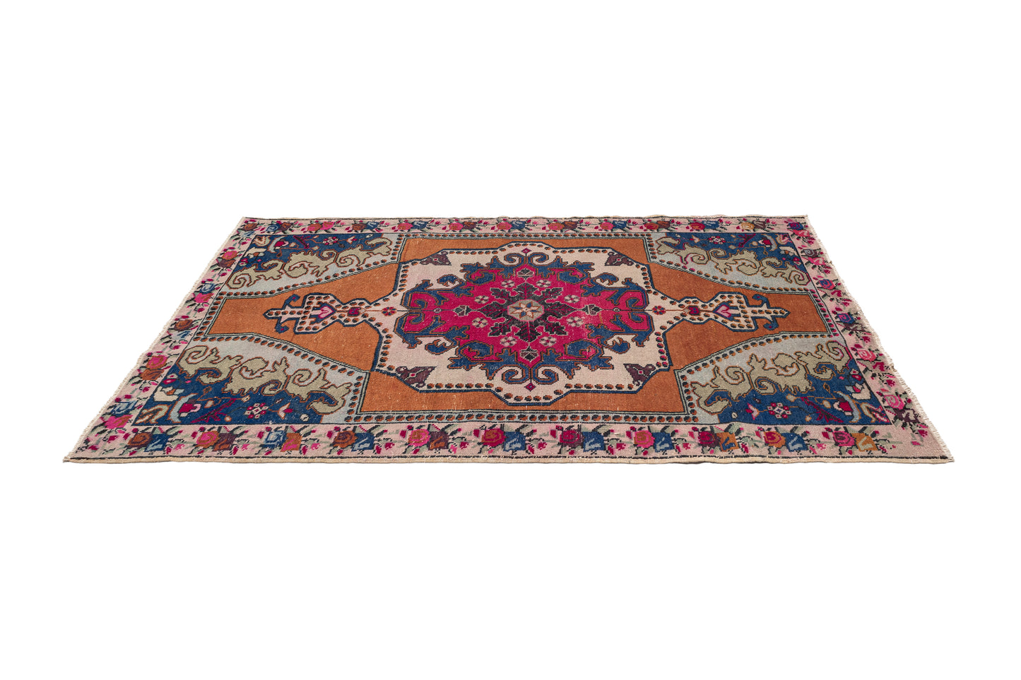 1960s Katpatuka Vintage Turkish Rug | 140x240 cm - Dervish Rugs