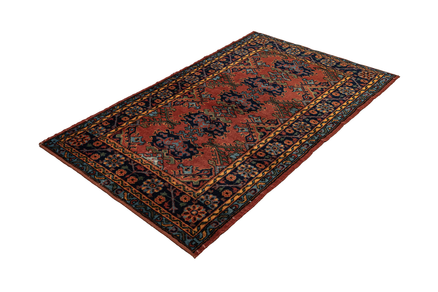 1960s Miletus Vintage Turkish Rug | 120x190 cm - Dervish Rugs