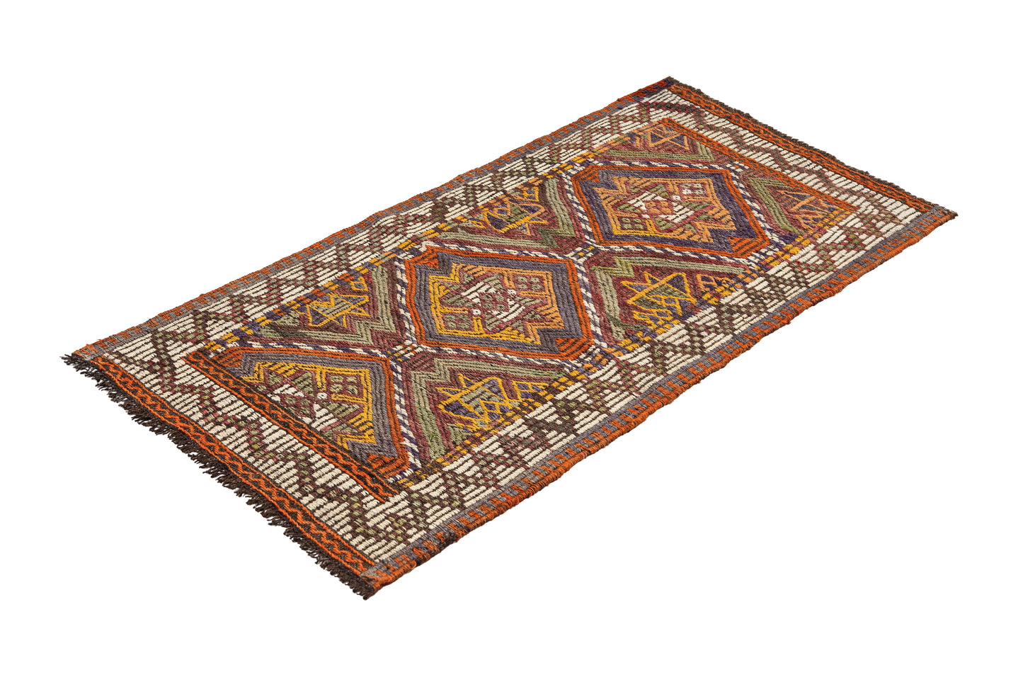 1960s Taurus Vintage Turkish Rug | 70x130 cm - Dervish Rugs