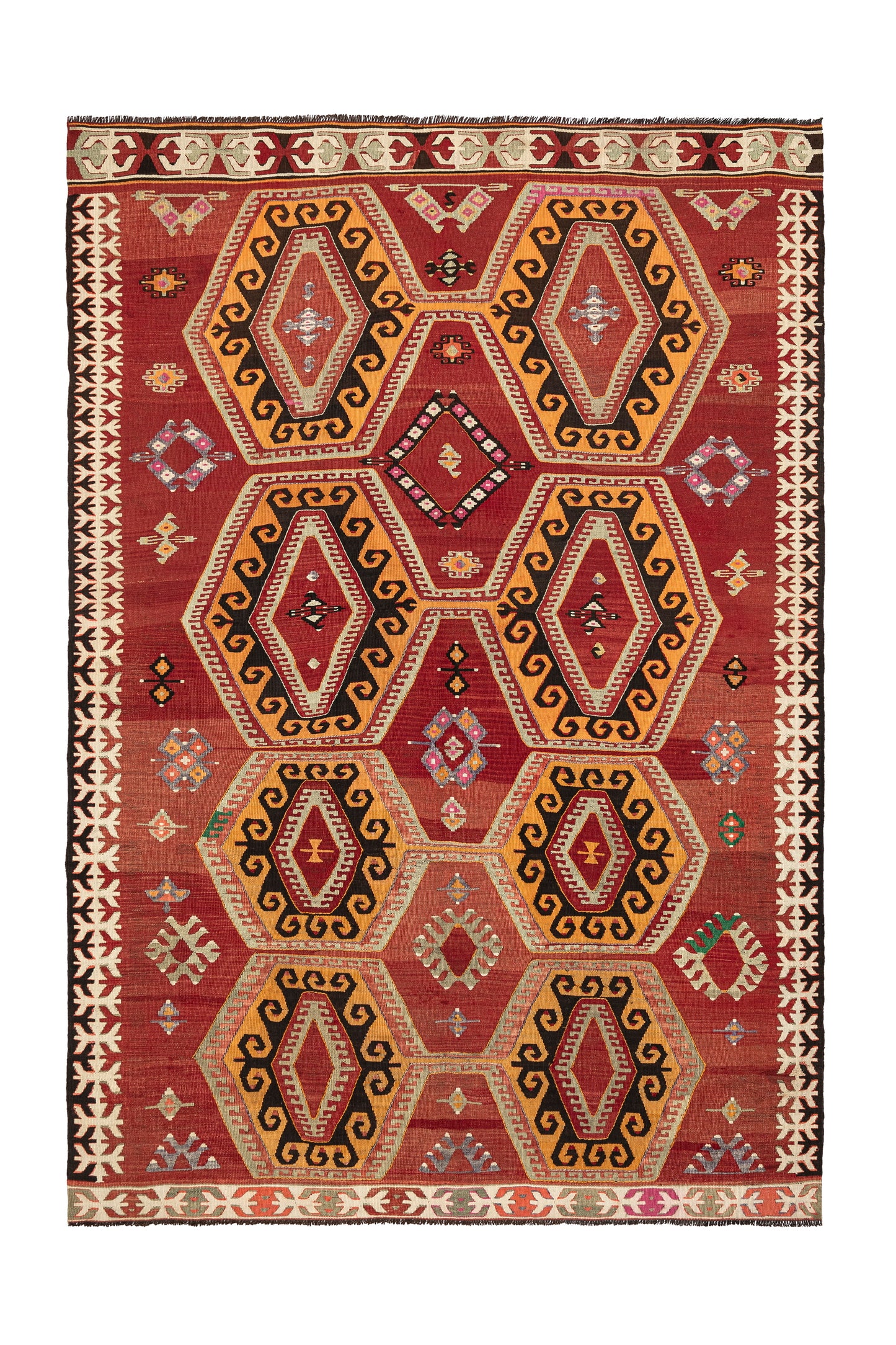 1960s Kestel Vintage Turkish Rug | 165x245 cm - Dervish Rugs