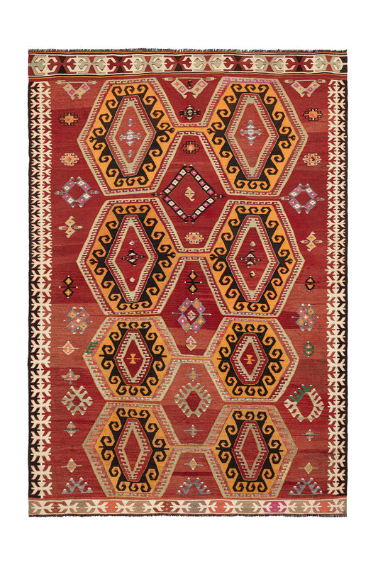 1960s Kestel Vintage Turkish Rug | 165x245 cm - Dervish Rugs