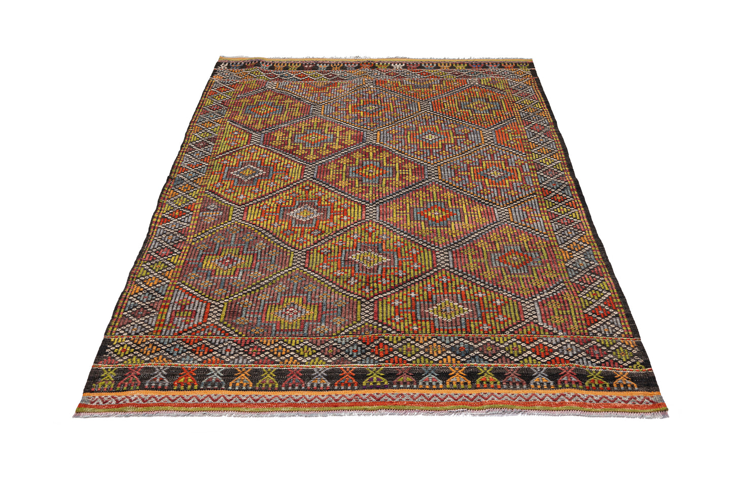 1960s Laodisea Vintage Turkish Rug | 130x215 cm - Dervish Rugs