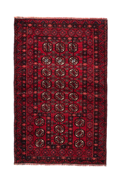 1940s Afghan Handmade Vintage Rug | 80x130 cm - Dervish Rugs