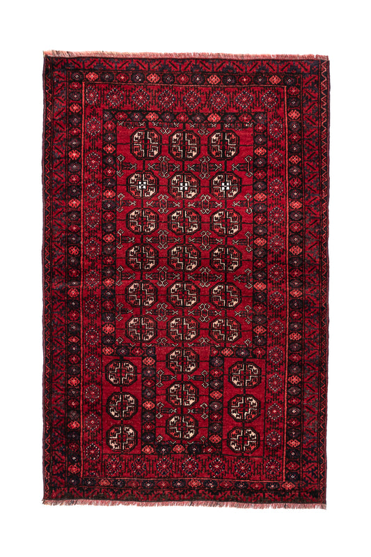 1940s Afghan Handmade Vintage Rug | 80x130 cm - Dervish Rugs