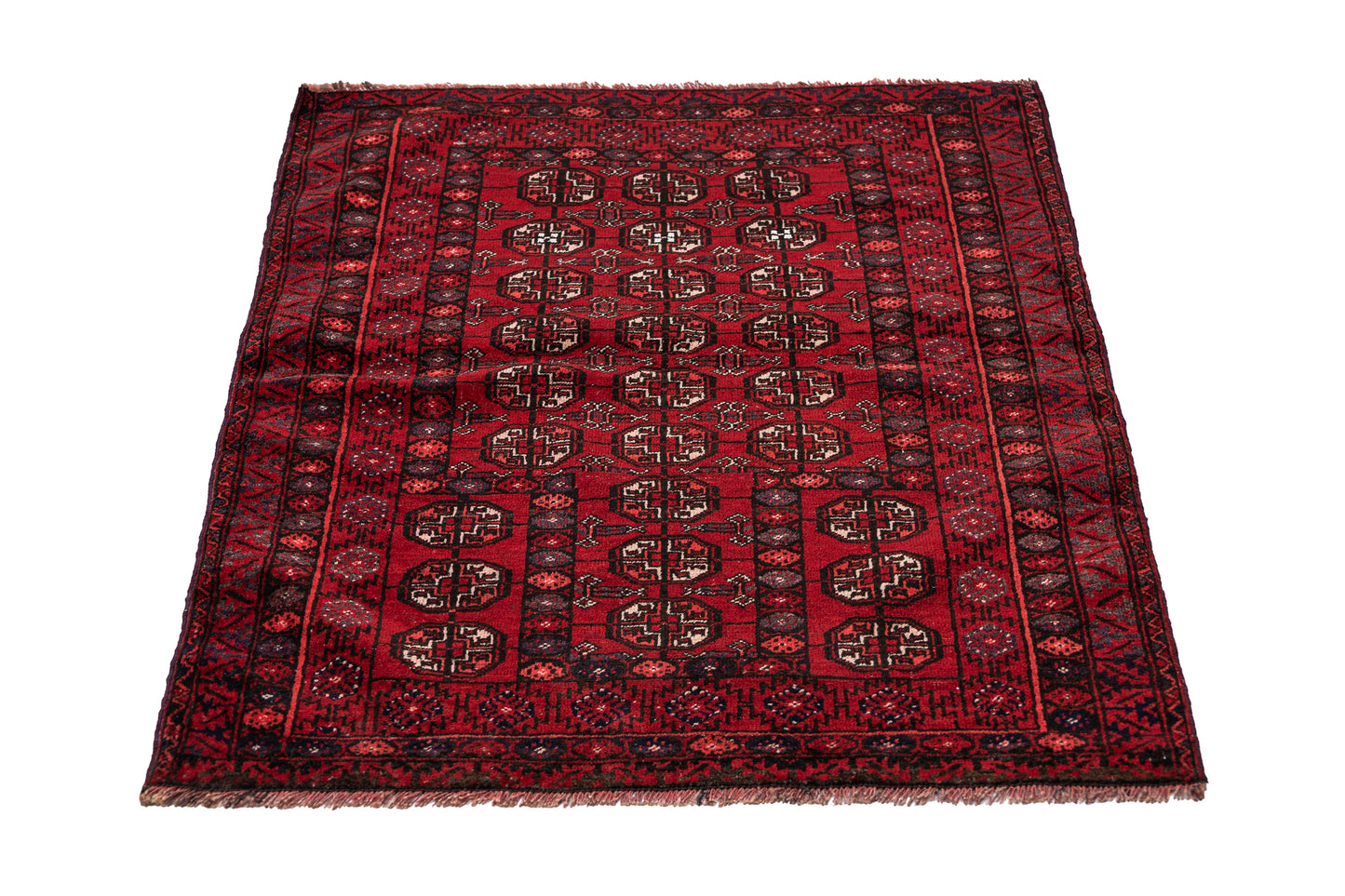 1940s Afghan Handmade Vintage Rug | 80x130 cm - Dervish Rugs