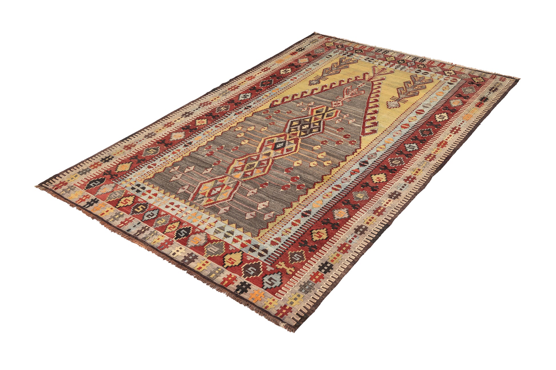 1960s Inoba Vintage Turkish Rug | 140x215 cm - Dervish Rugs