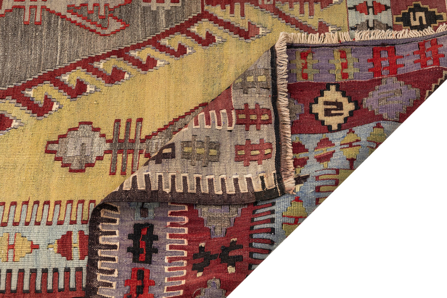 1960s Inoba Vintage Turkish Rug | 140x215 cm - Dervish Rugs