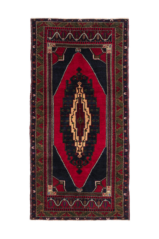 1970s Tyana Vintage Turkish Rug | 120x245 cm - Dervish Rugs