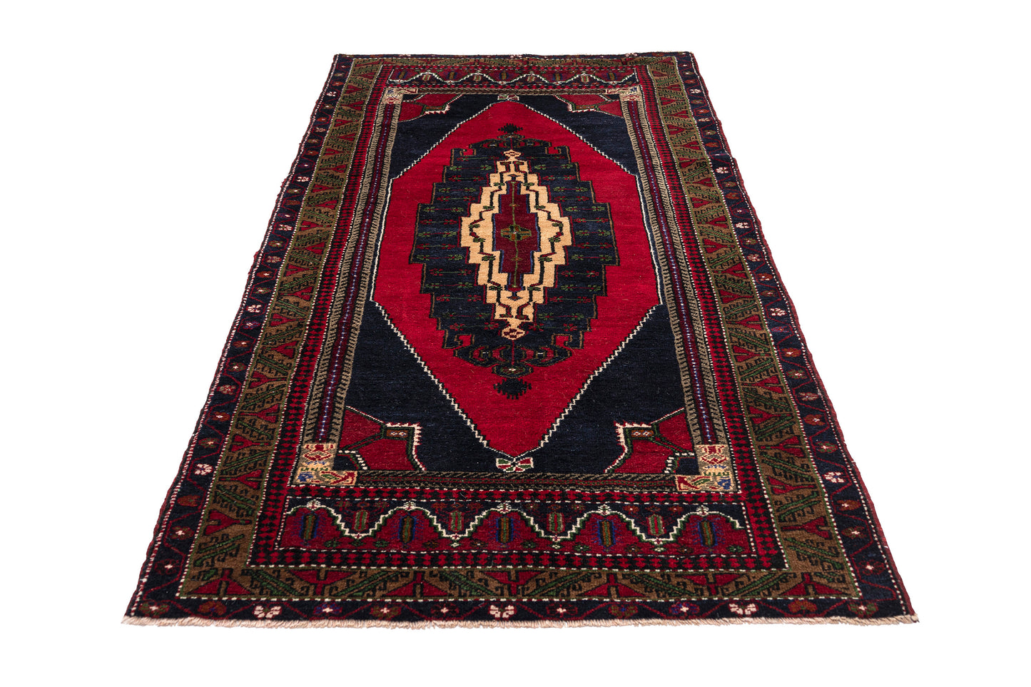 1970s Tyana Vintage Turkish Rug | 120x245 cm - Dervish Rugs