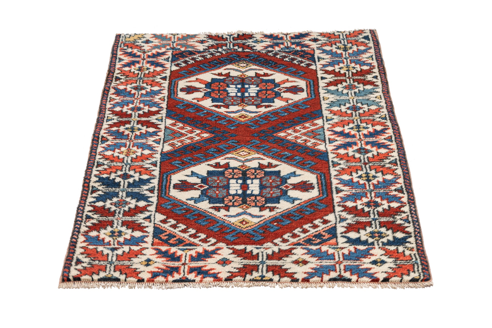 1980s Antandrus Vintage Turkish Rug | 80x130 cm - Dervish Rugs