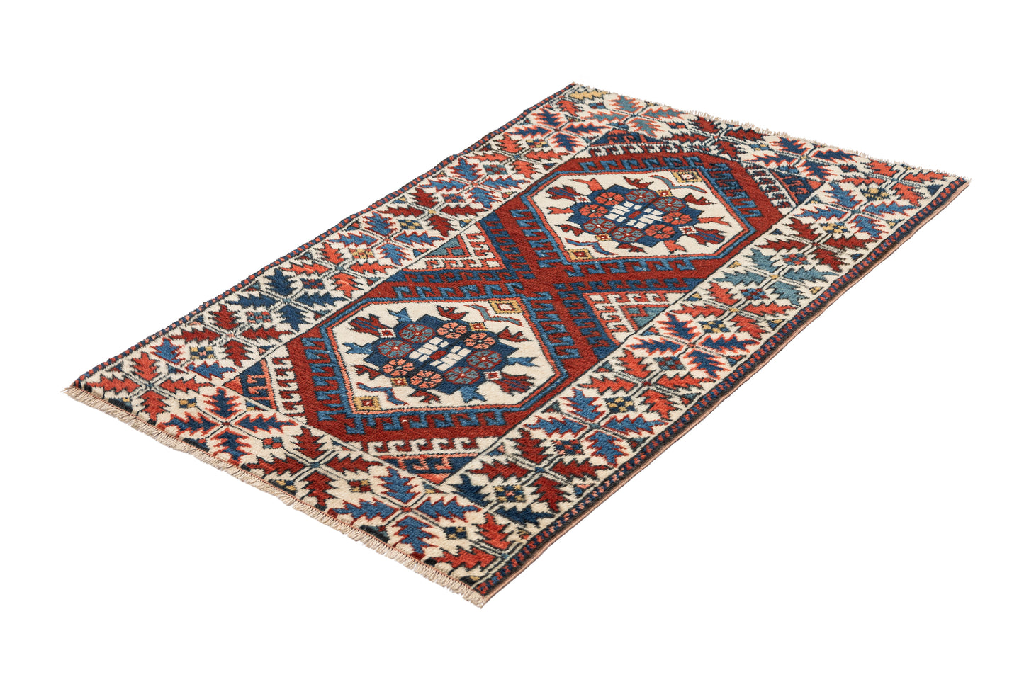 1980s Antandrus Vintage Turkish Rug | 80x130 cm - Dervish Rugs