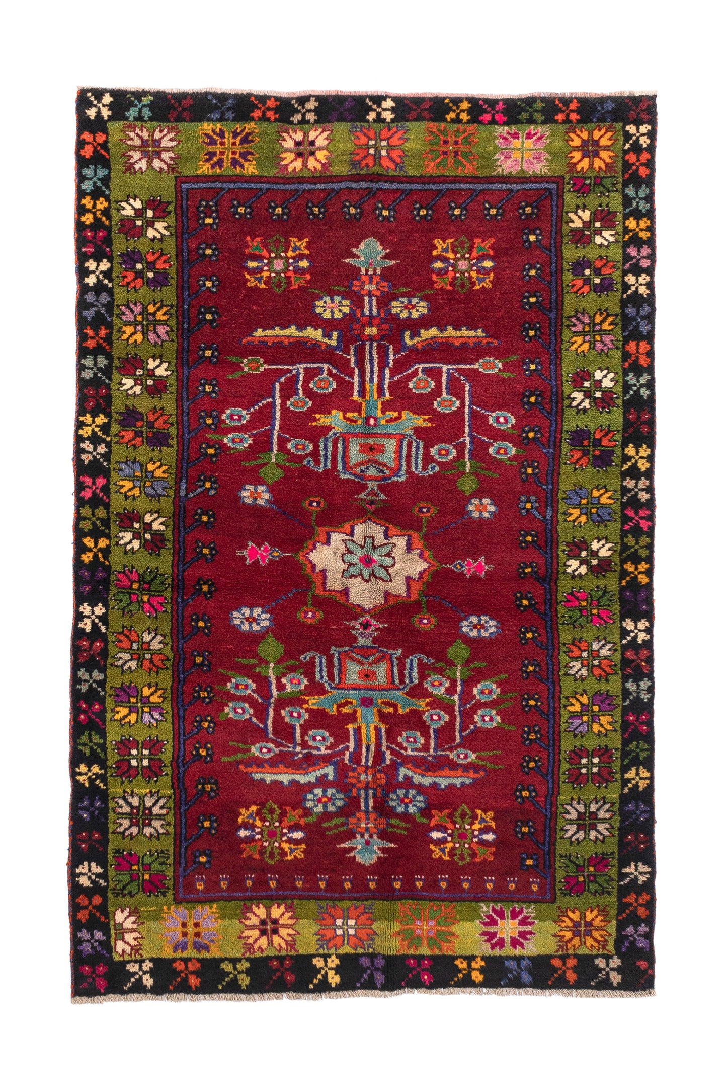 1960s Mocissus Vintage Turkish Rug | 120x180 cm - Dervish Rugs