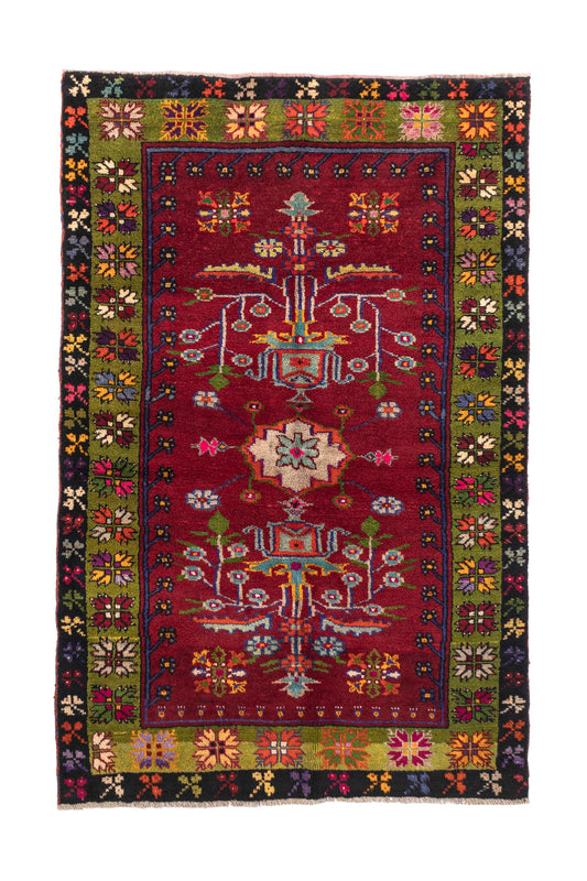 1960s Mocissus Vintage Turkish Rug | 120x180 cm - Dervish Rugs