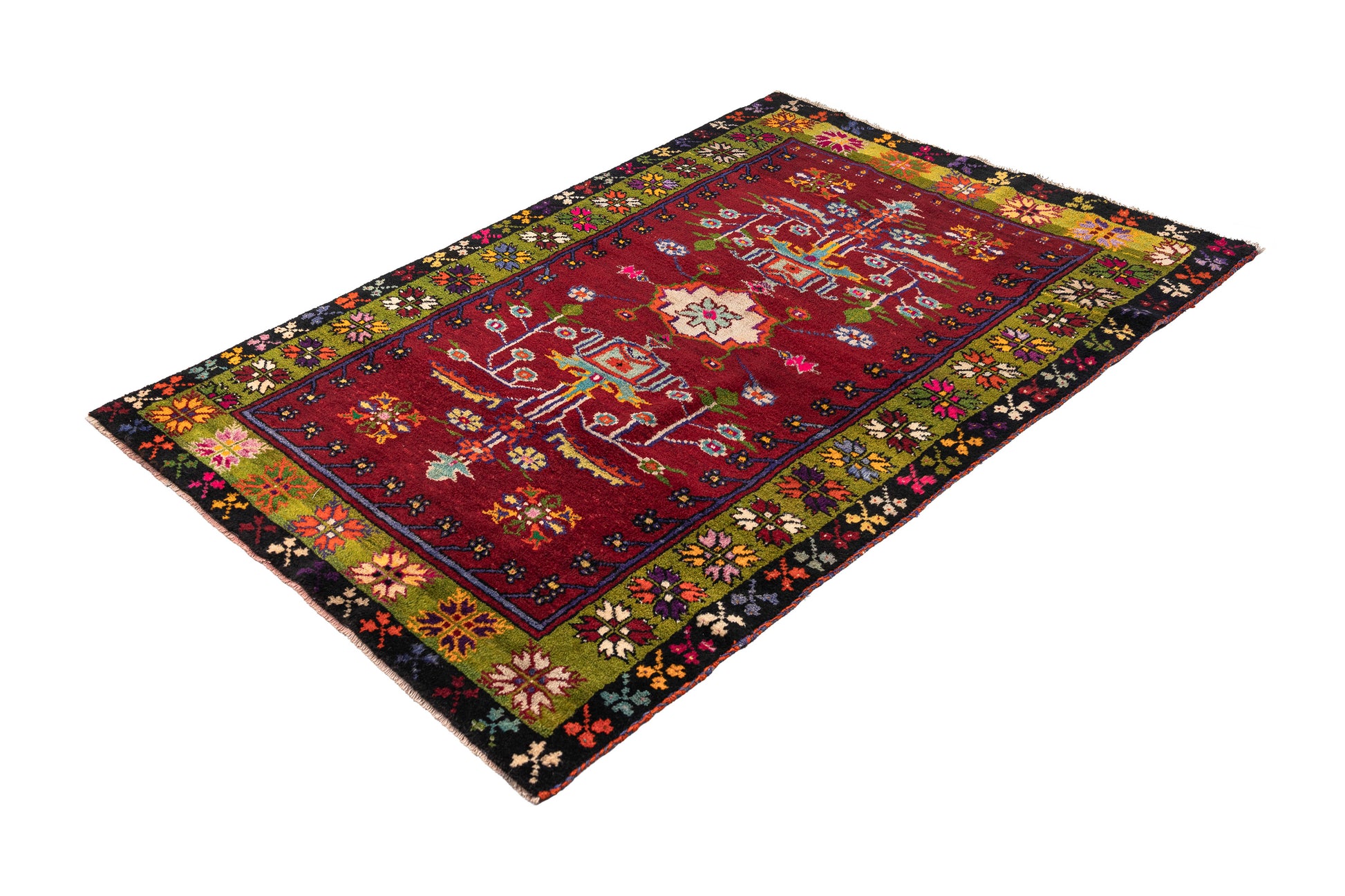 1960s Mocissus Vintage Turkish Rug | 120x180 cm - Dervish Rugs