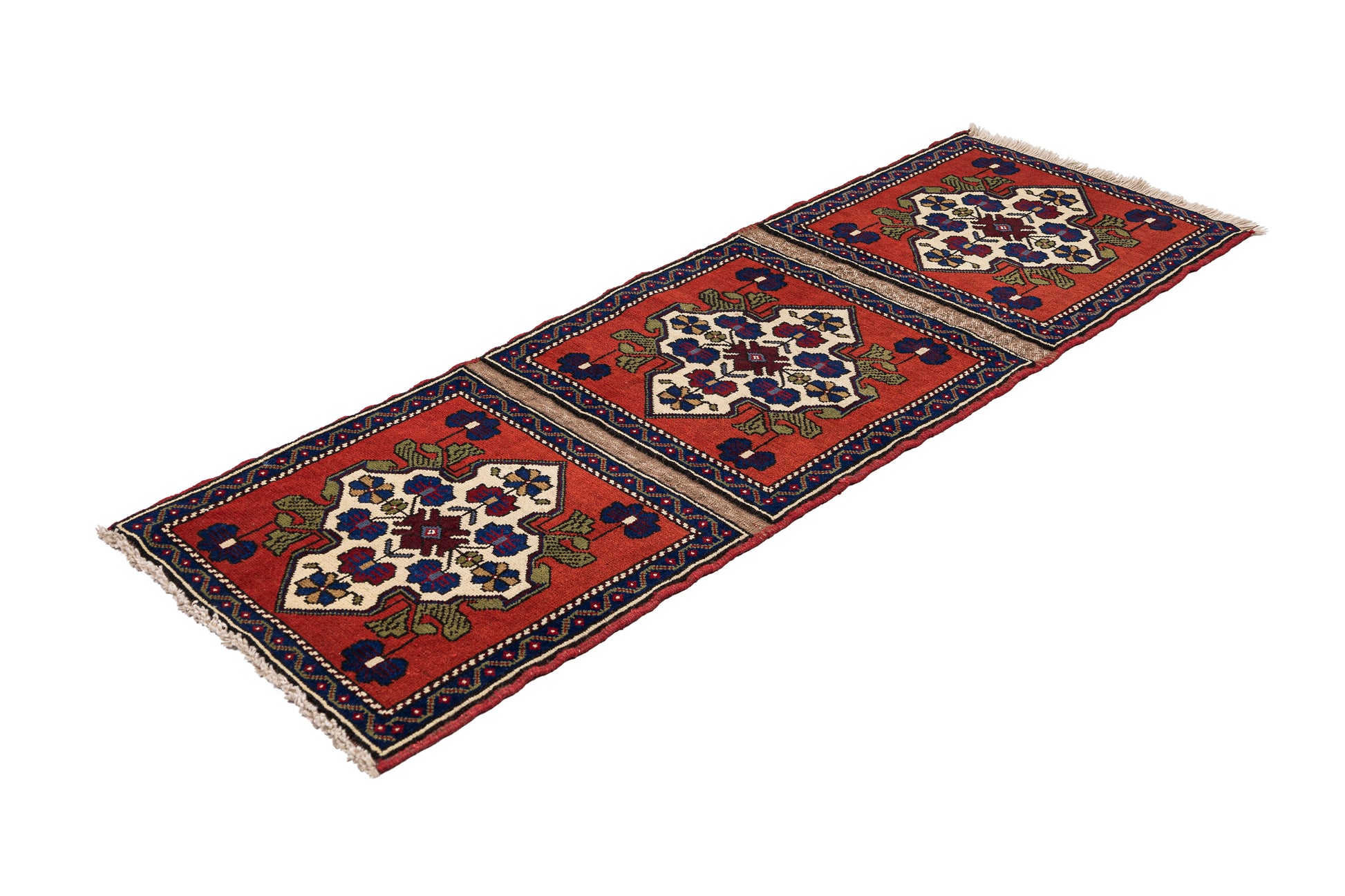 1980s Kaoania Handmade Vintage Turkish Kilim Rug | 60x180 cm - Dervish Rugs