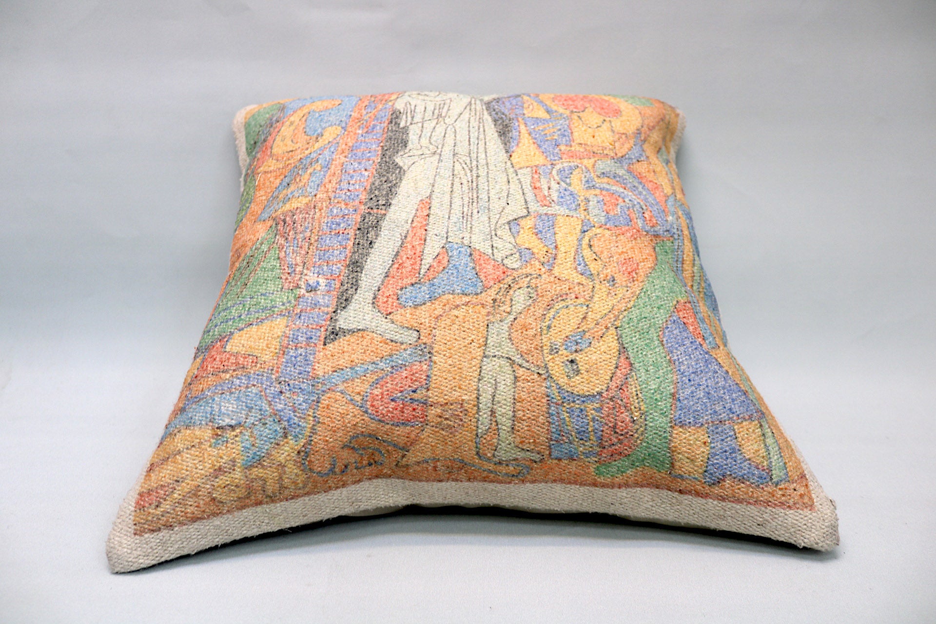 Handmade Vintage Cushion Cover | 50x50 cm - Dervish Rugs