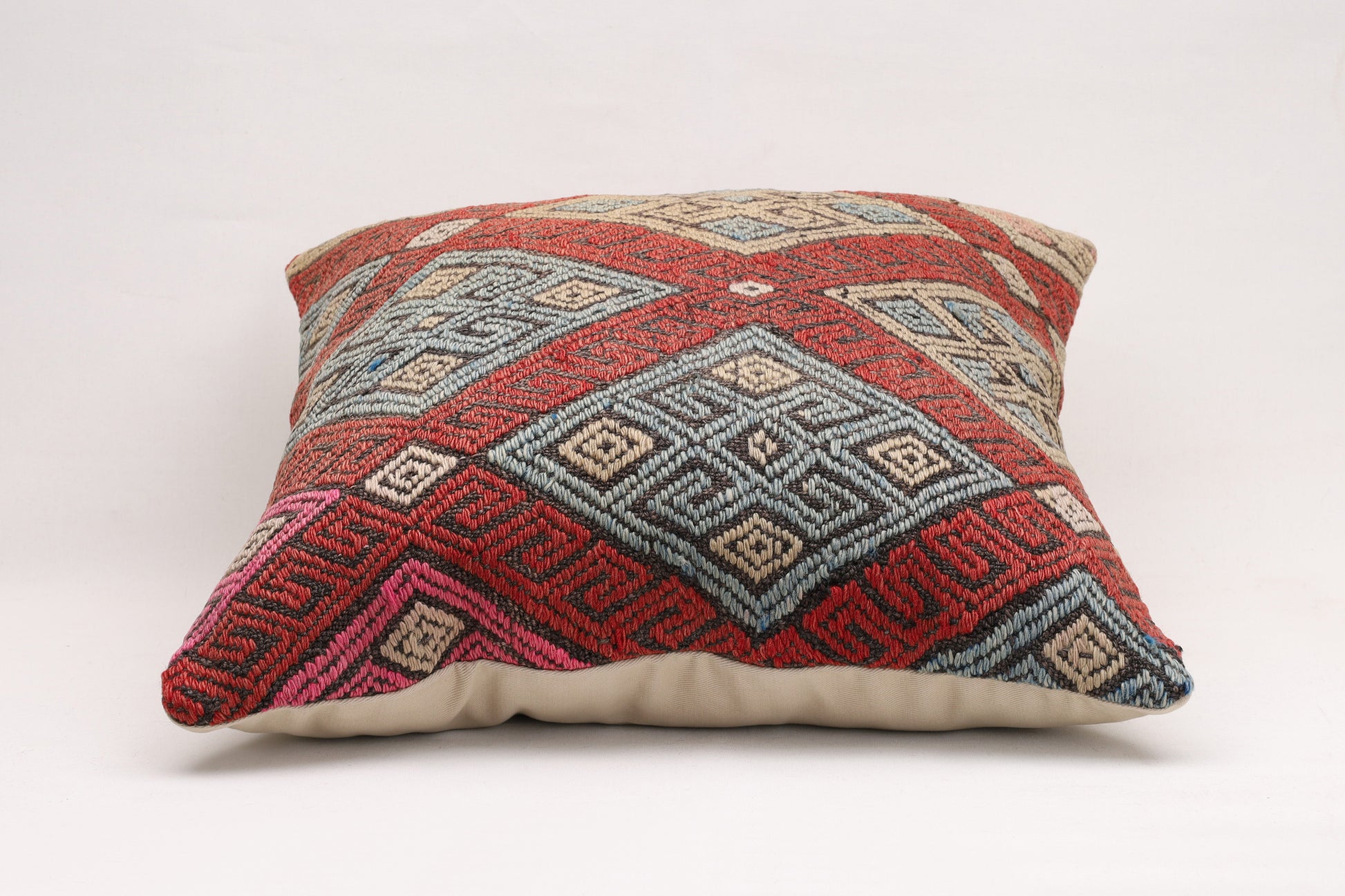 Handmade Vintage Cushion Cover | 50x50 cm - Dervish Rugs