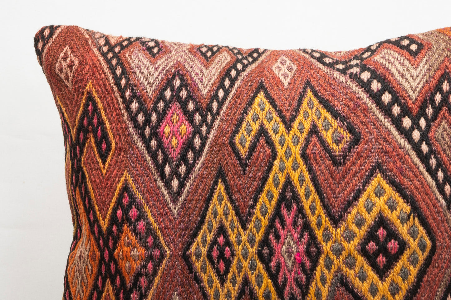 Handmade Vintage Cushion Cover | 50x50 cm - Dervish Rugs